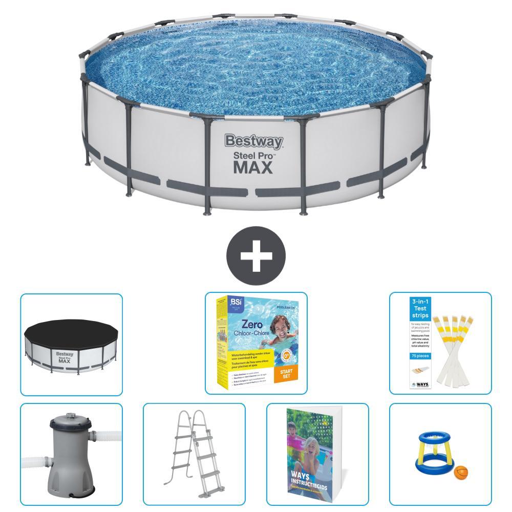 Bestway Steel Pro MAX Rund - 427x122 cm - 6-teilig S529
