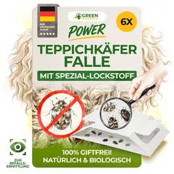 Green Guardia Teppichkäfer Falle mit Spezial-Lockstoff: 6