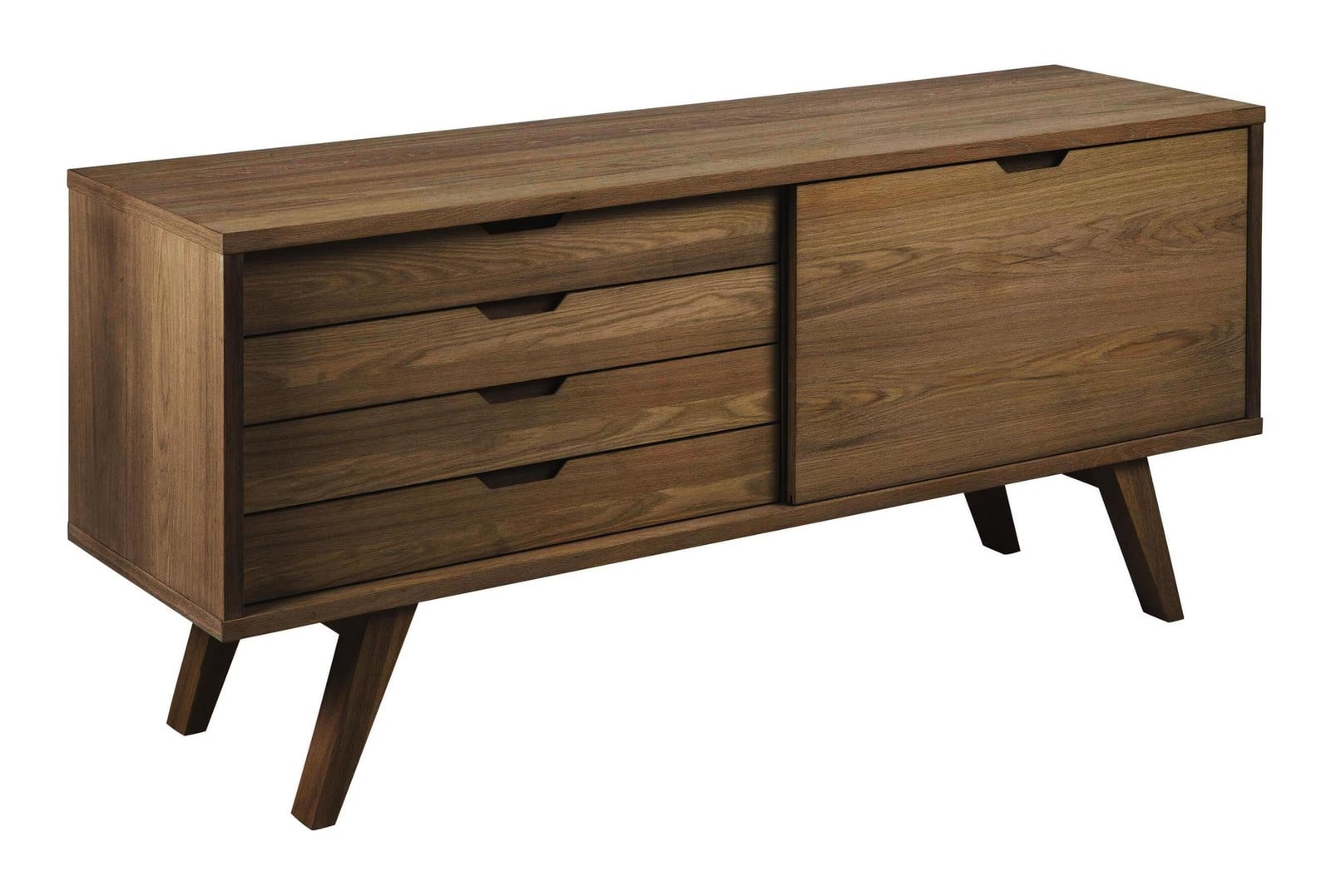 Bendt Dressoir Mads Eiken Bruin Scandinavian Breedte: 160 cm