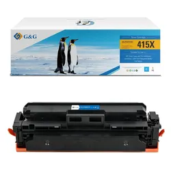 G&G XL-Toner kompatibel zu HP 415X/ W2031X (MIT CHIP) Cyan
