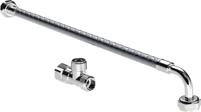 Schlauchanschluss Hansaminimat 66390200 chrom, für Sicherheitsthermostat