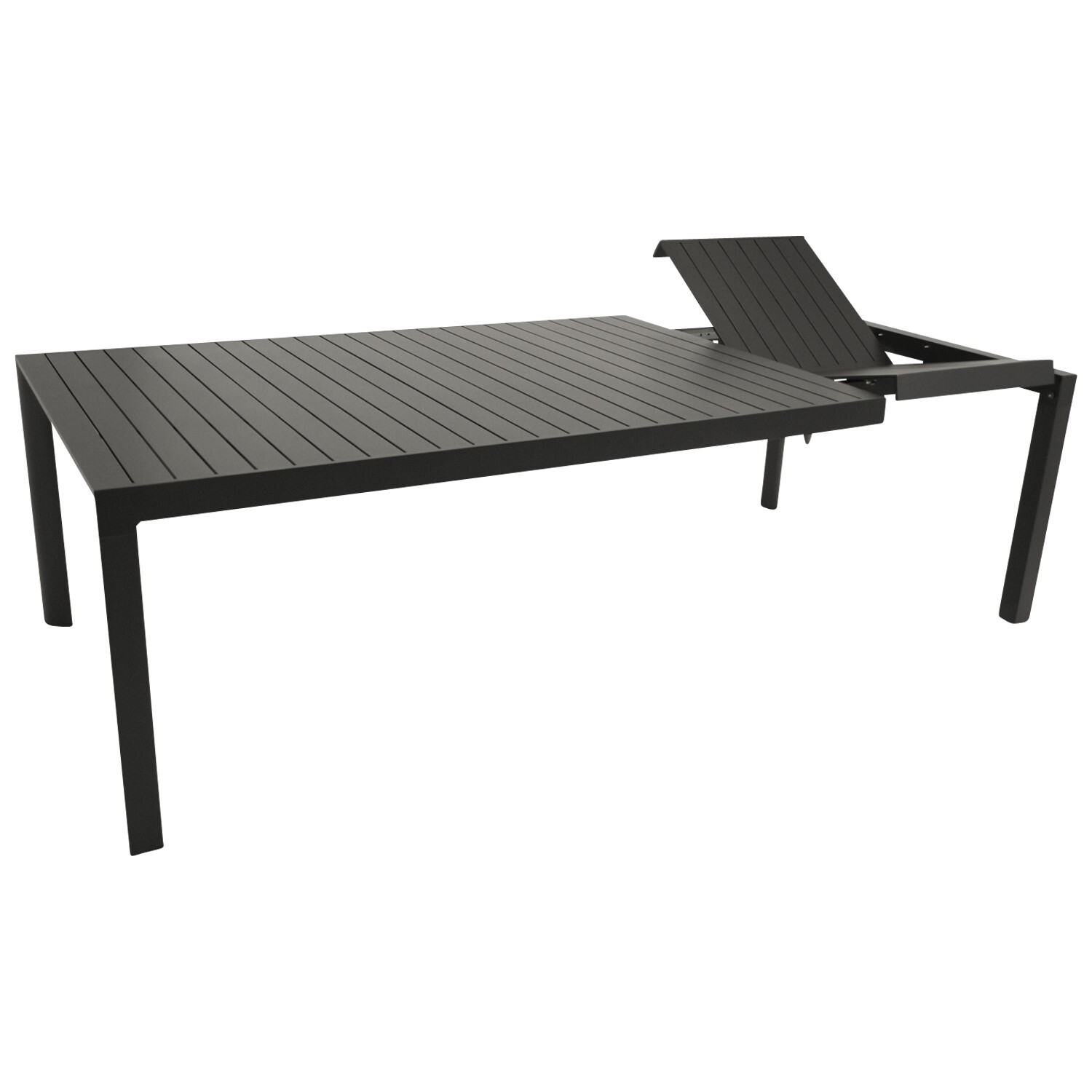 DEGAMO Ausziehtisch Gartentisch LAGOS XL 195/255X120cm Alu anthrazit wetterfest