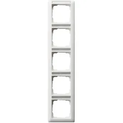 Gira, Zubehör Schalterprogramm, Abdeckrahmen 5f senkr. BSF Standard 55 111527