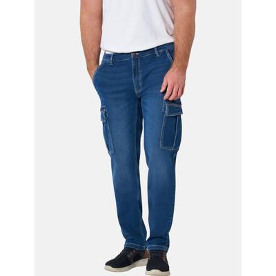 Cargojeans JAN VANDERSTORM "Cargojeans GUNNHEIM", Herren, Gr. 30, N-Gr, blau, Jeans