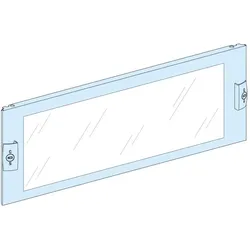 Schneider Electric LVS03342 PrismaSeT-P, Frontplatte, mit Sichtfenster,Breite=650mm,Höhe=4Module