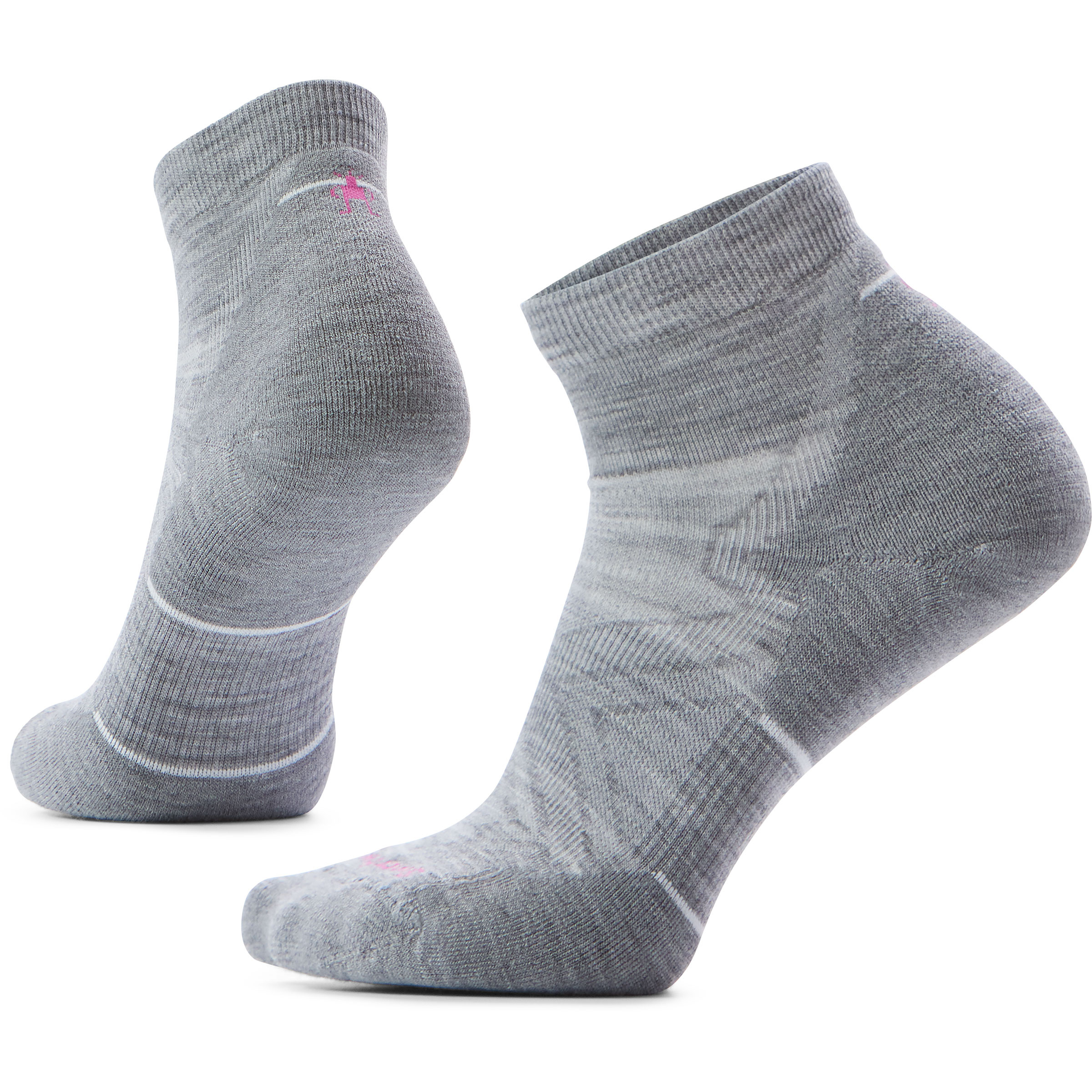 Smartwool Run Targeted Cushion Ankle Damen Laufsocken grau Größe 34 Trailrunning | Laufen Widerstandsfähig Merinowolle