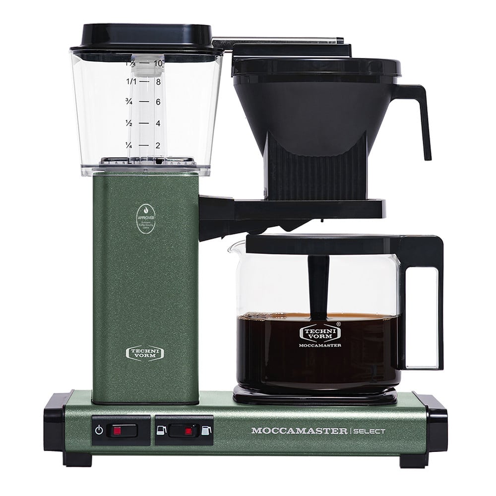Moccamaster 53991 KBG Select filterkoffiemachine, donkergroen, 1,25 liter