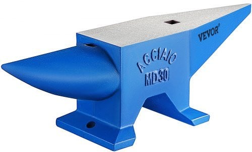 Vevor Aambeeld van staal, 30 kg, blauw