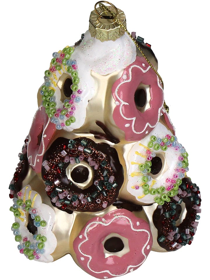 Kersten Christbaumkugel ''Donuts'' in Bunt - (H)12,7 cm - onesize
