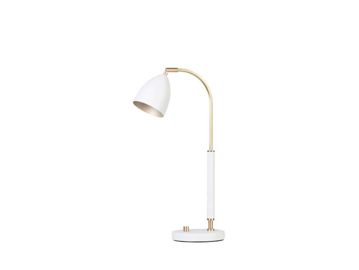 Belid Tischleuchte Deluxe, Weiß, Messingfarben, Metall, 50.7 cm, CE, Lampen & Leuchten, Innenbeleuchtung, Tischlampen, Tischlampen