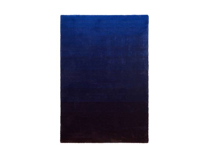 Hochflor Designer Teppich „Shade Low“ - aus 100% reiner Schurwolle Blue/Aubergine 200 x 300 cm BRINK & CAMPMAN