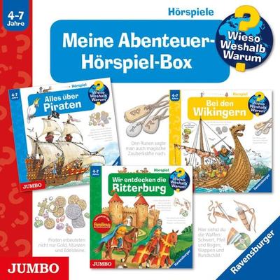 Meine Abenteuer-Hörspiel-Box - , CD, 9783833731259