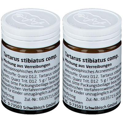 Tartarus Stibiatus COMP.Trituration 2x 2x20 g Trituration