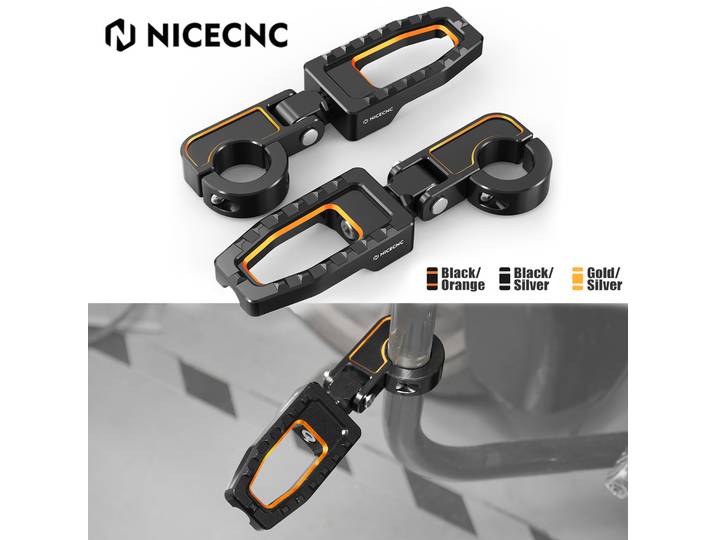 NICECNC – repose-pieds de protection moteur pour Harley Road King Special FLHRXS Street Glide FLHX 2006 – 2023 Tri Glide Ultra FLHTCUTG