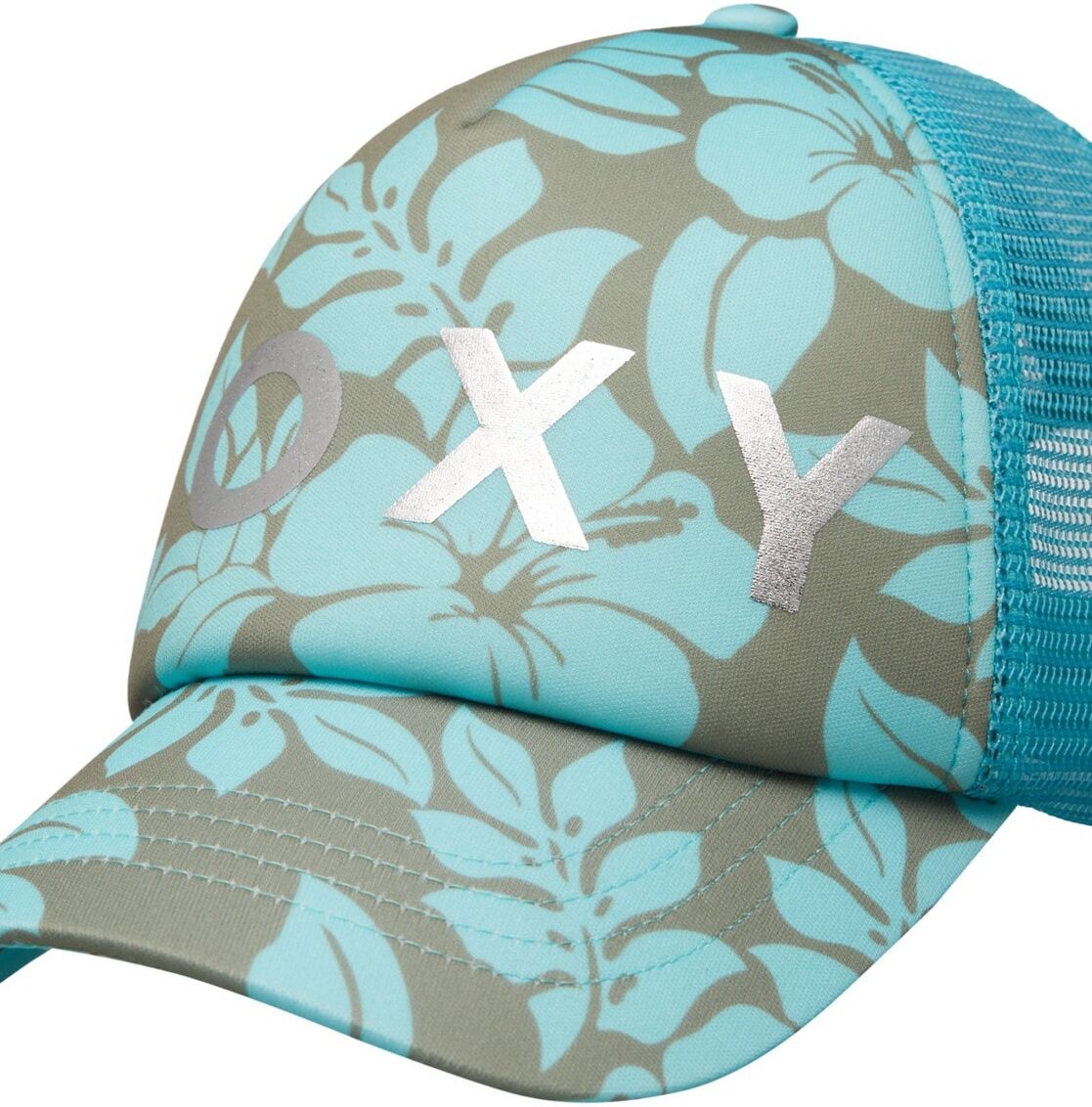 Trucker Cap ROXY "Honey Coconut", Mädchen, grün (oil grün the moe mini rg), Kunstfaser, Caps Trucker Cap