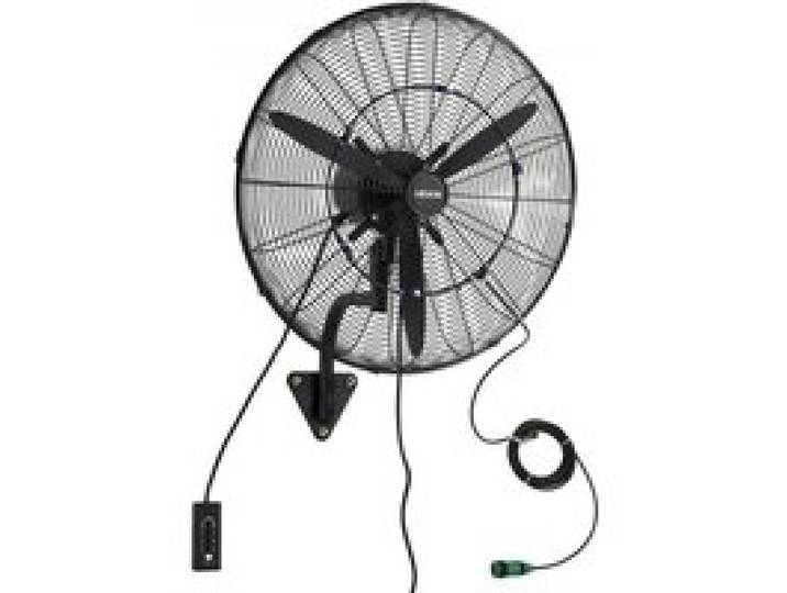 VEVOR 110W Industrieller Wandventilator 67cm, 7m/s Oszillierender Wandlüfter mit 3 Stufen Nebel & Verstellbarem Neigungswinkel, Gewerblicher Industrieventilator für Werkstatt Garage Lager Gym, Schwarz