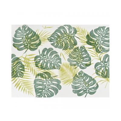 Schachtel mit 400 Tischdecken aus Papierschnitt, 100 x 100, dekorierte Monstera