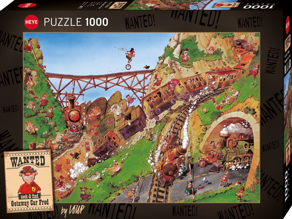 Heye Puzzle Getaway Car Fred