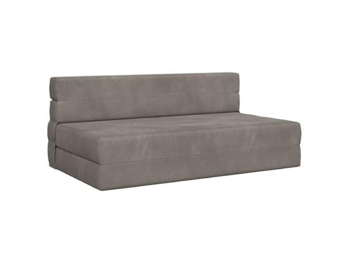 vidaXL Klappsofa Bett Hellgrau 152 x 86,5 x 60 cm Stoff