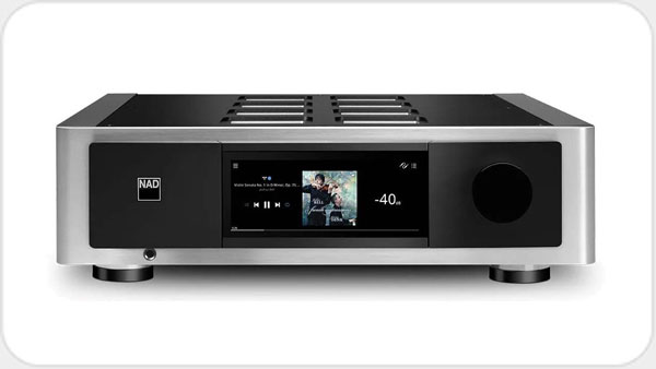 NAD M66 BluOS Streaming DAC-Vorverstärker *silber-schwarz* NA00180