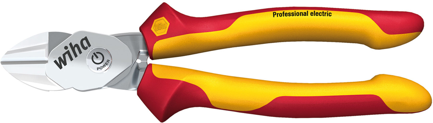 Wiha Hochleistungs-Seitenschneider BiCut Professional mit DynamicJoint und umschaltbarer Schneidkraft für weiche und harte Materialien, Länge: 200 mm, VDE (38191)