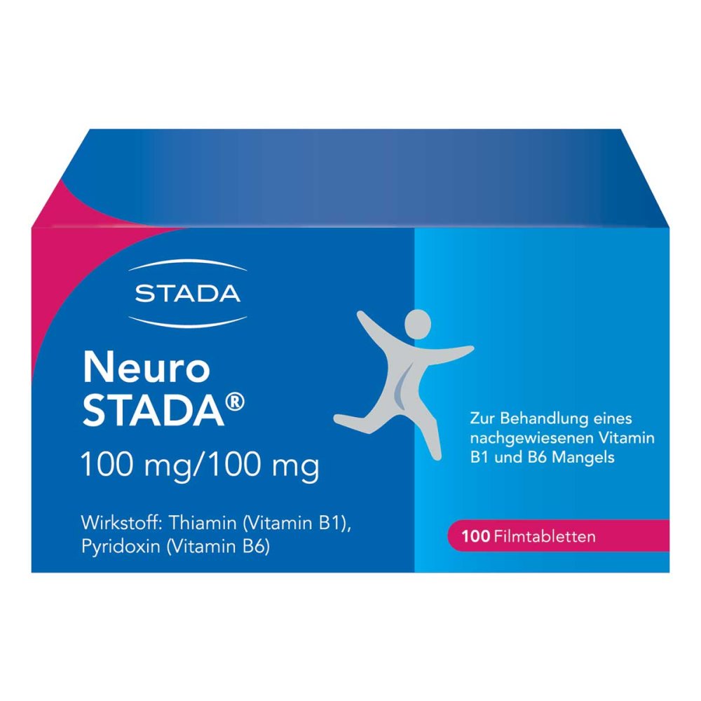 STADA Consumer Health Deutschland GmbH Neuro STADA Vitamin B1/ Vitamin B6 100mg/100mg Filmtabletten 00871261