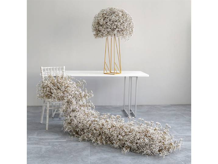 Uflower – fleur de glycine artificielle 5D, décorations suspendues pour mariage, Banquet, événement, fête, arrière-plan Floral, accessoire, rangée de fleurs