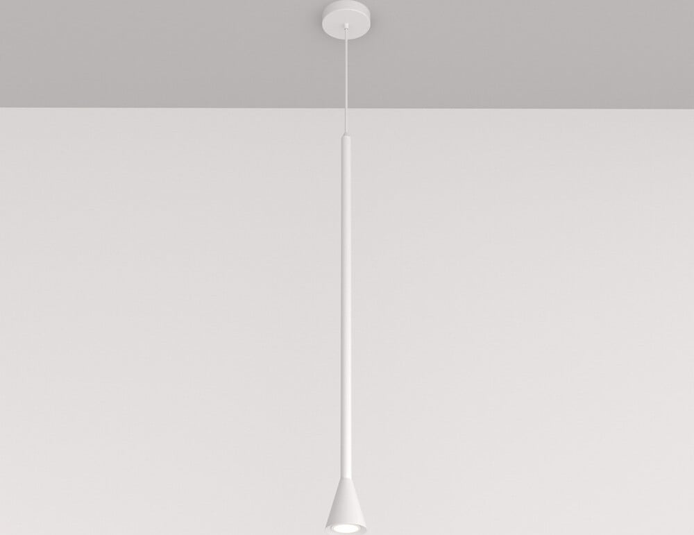 Maytoni ARROW hanglamp, wit, metaal, GU10, dimbaar
