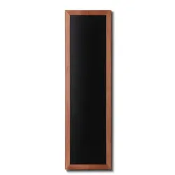 Gastrotafel Holz teak, 40x120, Tafel Kreidetafel für Gastro Gastronomie Restaurant Bistro Cafe, Holz flach teak