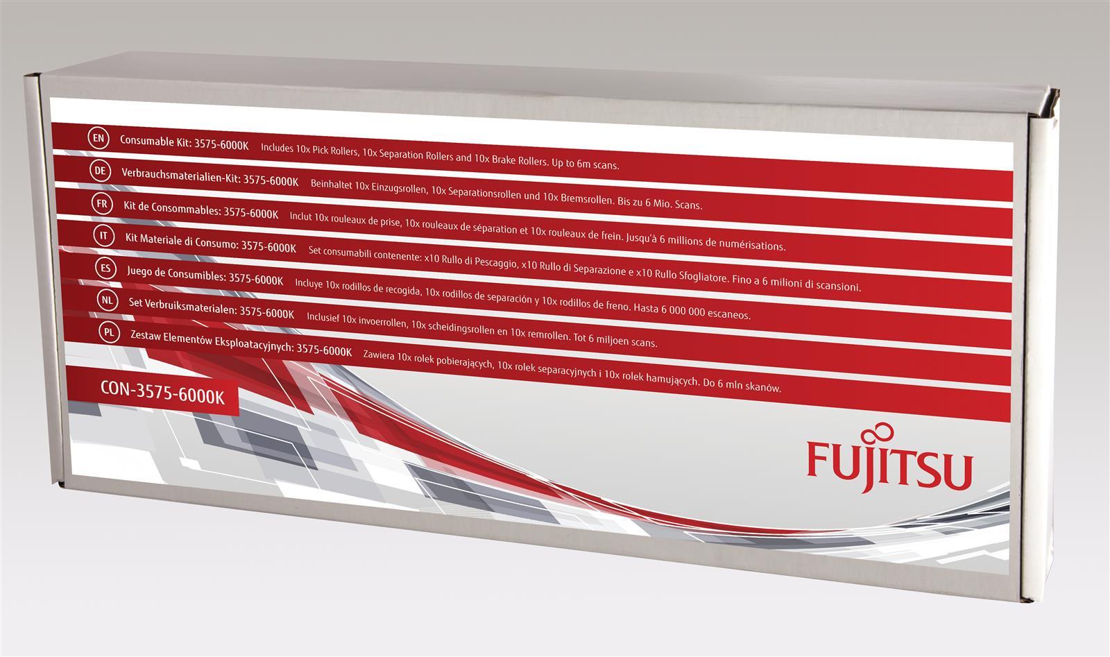 Fujitsu 3575-6000K, Verbrauchsmaterialienset, Mehrfarbig