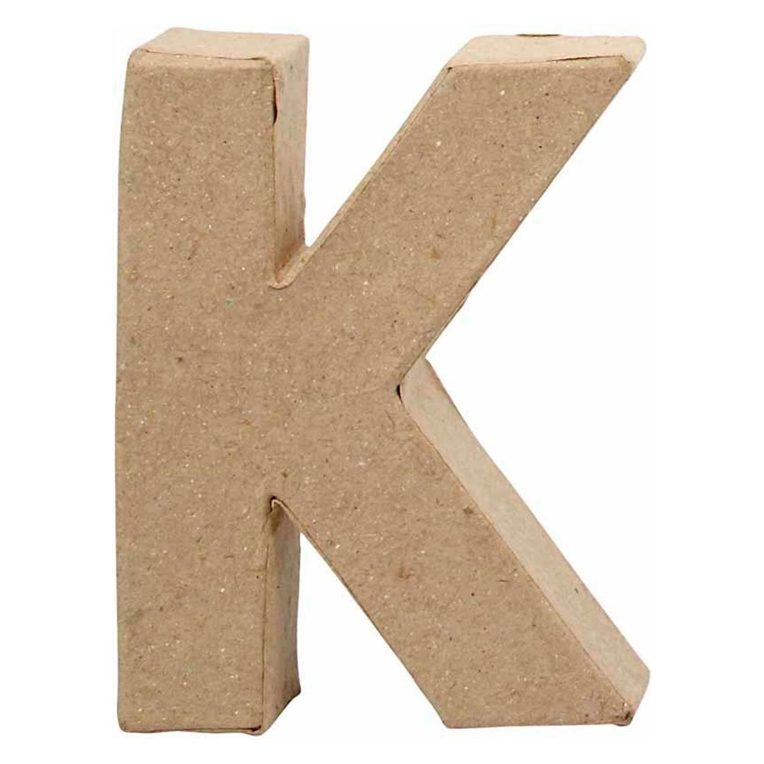 Creativ Company Letter Papier-maché Klein - K (5707167567135)
