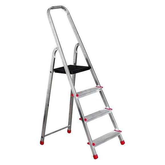 Haushalt Aluminiumleiter (Trittleiter, 150 cm) (1914+ HAUSHALT)