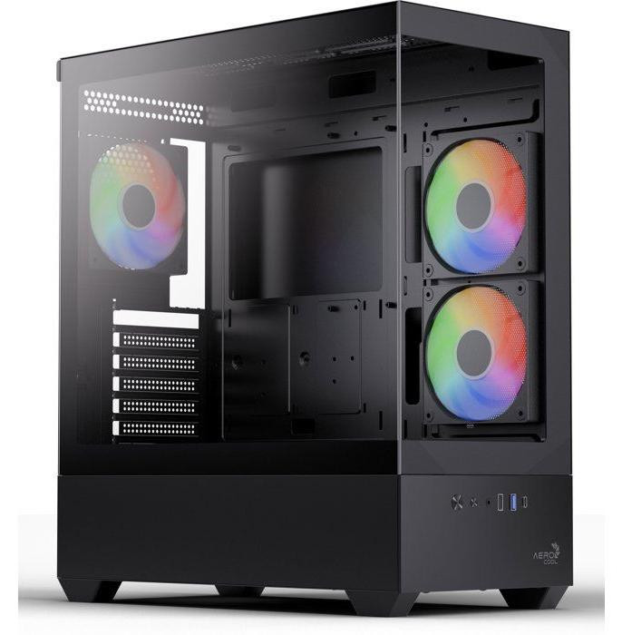 Aerocool P500D Mid-tower PC Case - Zwart - ATX