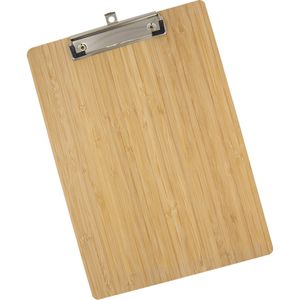 Wedo Klemmbrett 574504 Bambus, A4, Holz, braun
