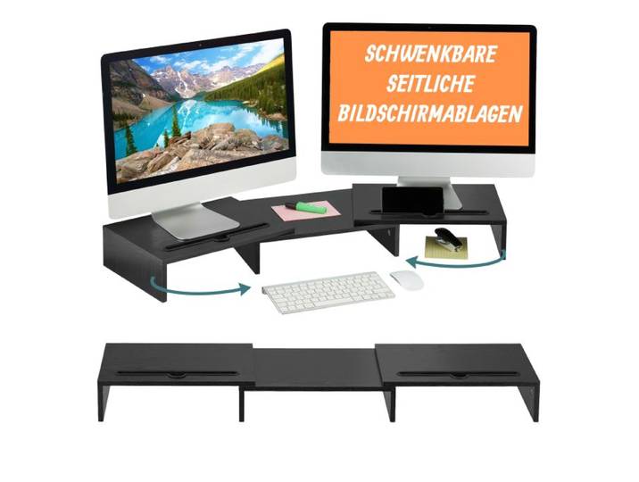 Relaxdays Monitorständer für 2 Monitore