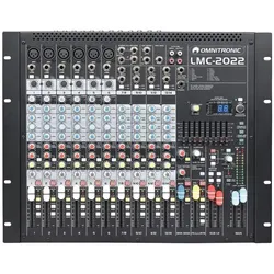 Omnitronic LMC2022FX USB MISCHPULT, Mischpult, Schwarz
