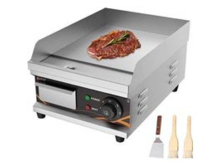 Plancha électrique professionnelle - GENERIC - 220-240V - plaque 8mm - 1700W - contrôle précis