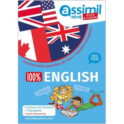 ASSiMiL 100 % English - Kids & Teens, Gebundene Ausgabe von Nolwena;okidokid;bonte, Therese Monnier, Assimil, 978-3-89625-311-8