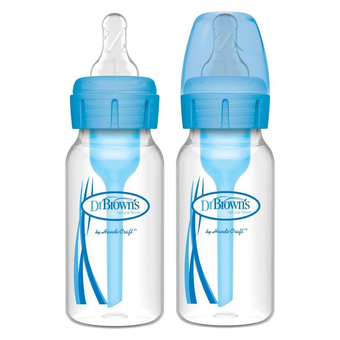 Dr Browns Babyflasche 120 ml, 2 Stück, blau (000760) (120 ml) (000760)