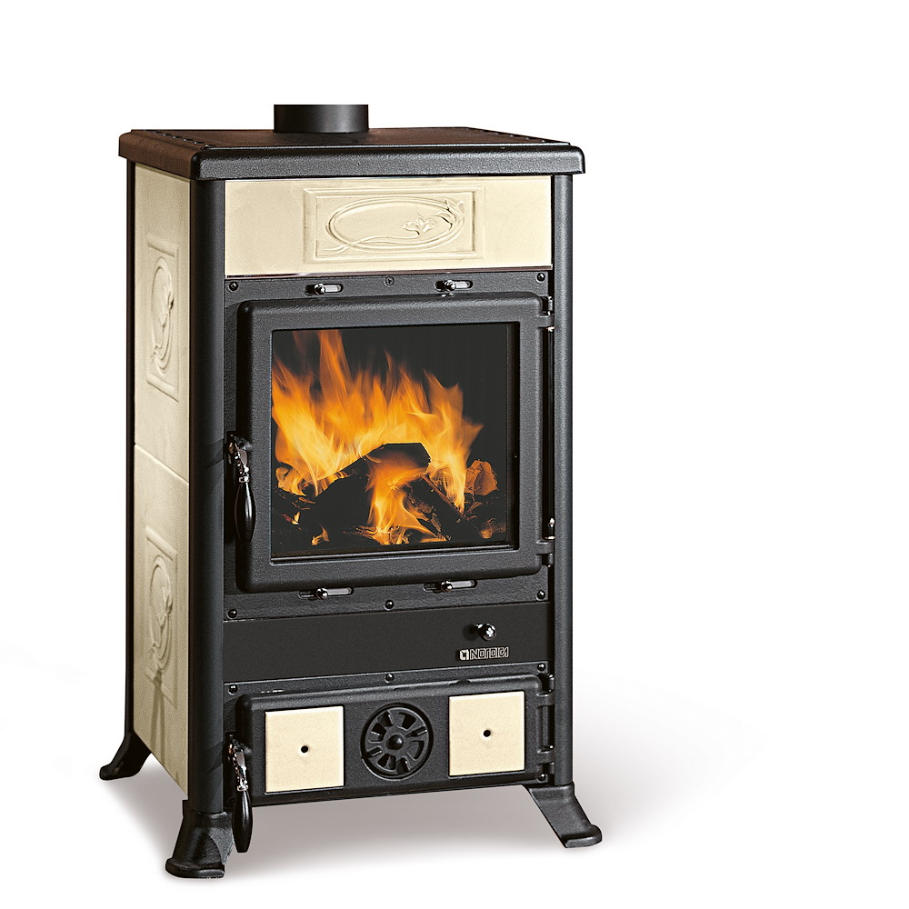 KLEININGGMB Kaminofen Rosella R 1 8,7 kW Kachel panna, H 92xB 58xT 59cm 16947829