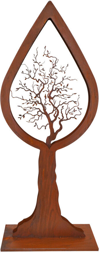 Badeko Baum Toskana 140 x 55 x 20 cm rostbraun