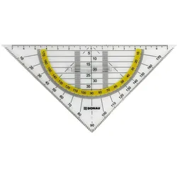 Geometriedreieck mit Griff, 16cm DONAU 4210002-00