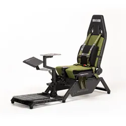 Next Level Racing Flugsimulations-Cockpit Boeing Military Edition schwarz-oliv