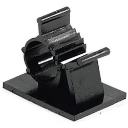 Exertis Connect, Kabelhalter, Kabelhalter, Kabel-Montage-Clip, selbstklebend, 100er Pack 22,2 mm bis 25,4 mm