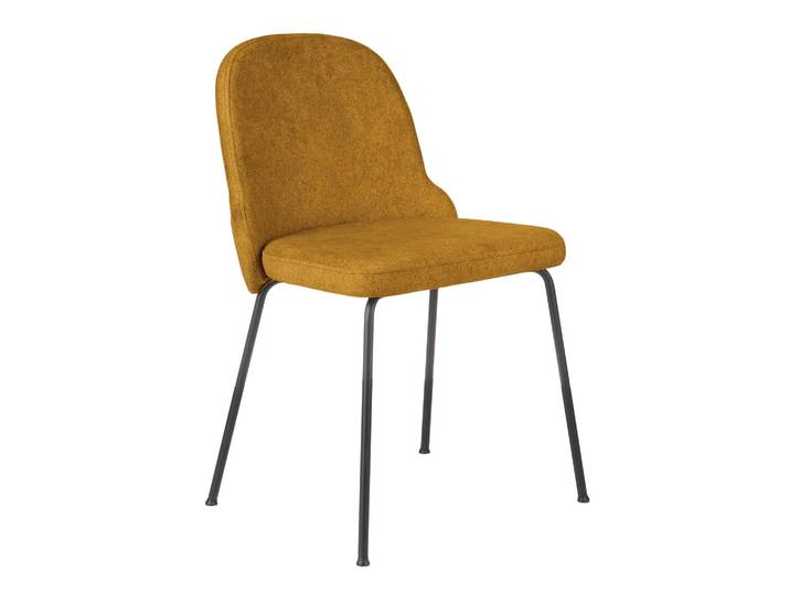 BELLA BLACK S - Vierfußstuhl Gelb