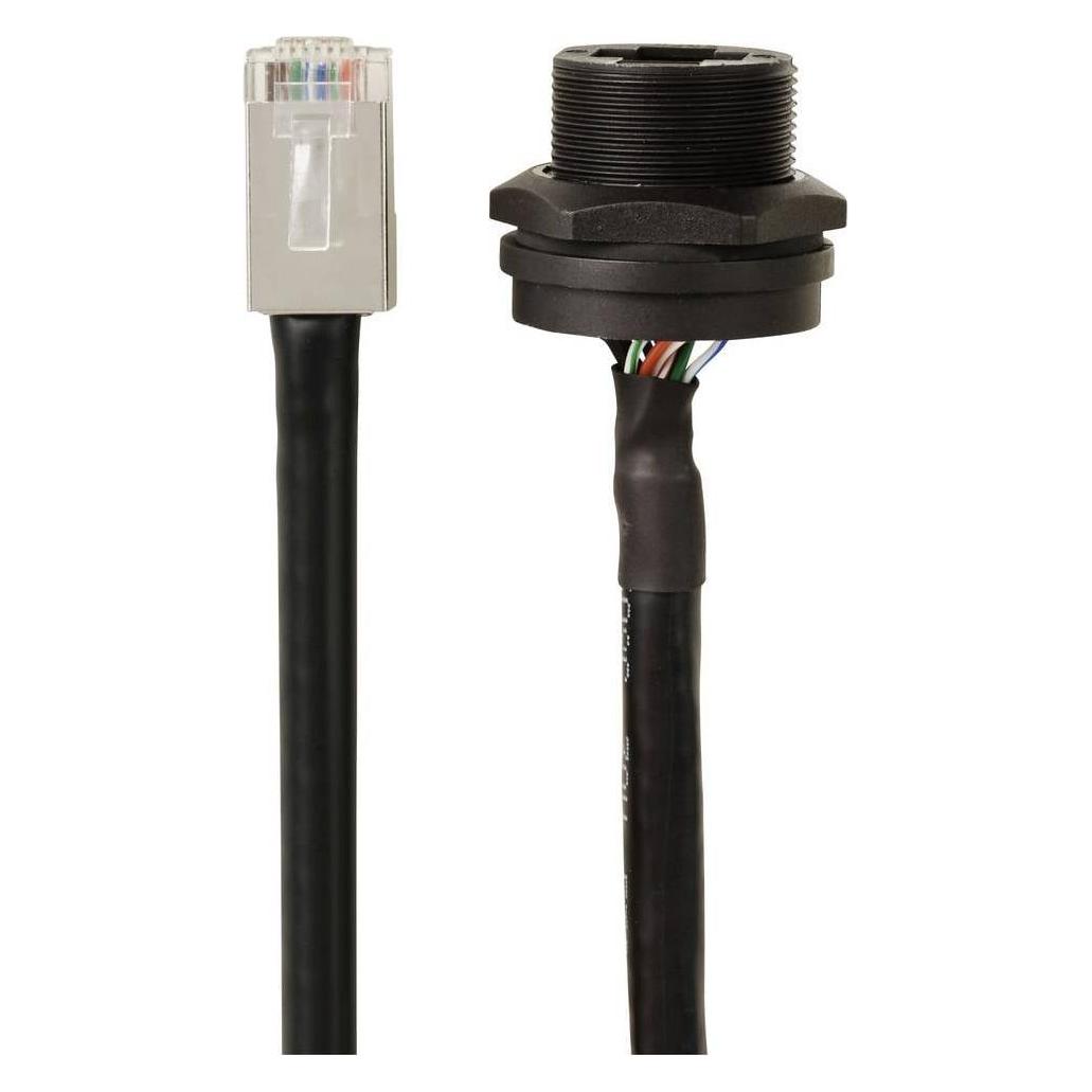 Tru Components TC-E13T-FR6-PWF/MR6-NCA-0.5PV-JD RJ45-Buchse zur rückseitigen Mon (TC-13543648)