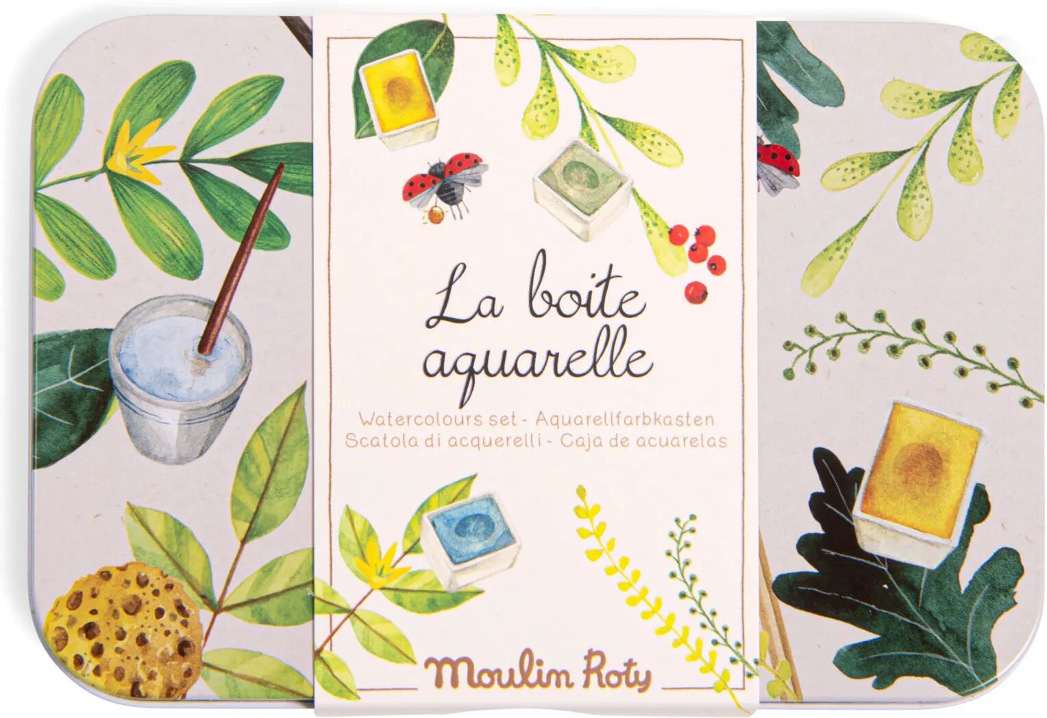 Moulin Roty Boîte d'aquarelles Le Jardin du Moulin Multicolore taille unique