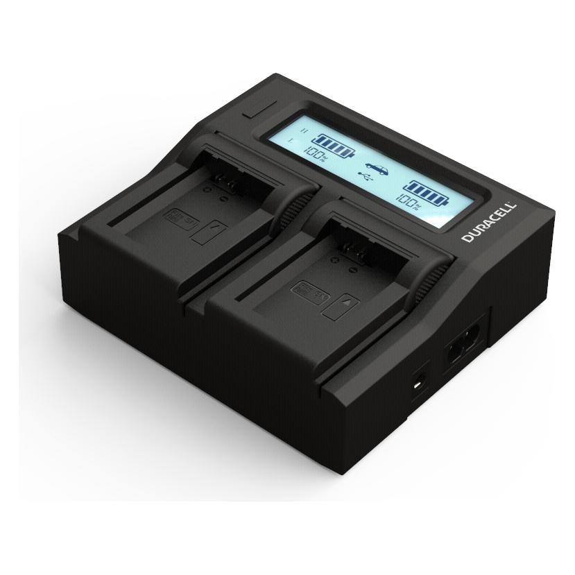 Duracell Dual Ladegerät für DR9954/NP-FW50 (Kamera Akku Ladegerät) (DRS6120)
