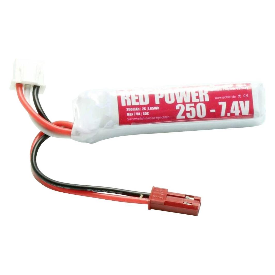 Red Power Modellbau-Akkupack (LiPo) 7.4 V 250 mAh Softcase JST (250 mAh, 7.40 V) (17033)