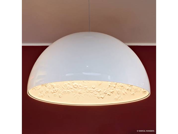 Skygarden P1 Suspension Blanc - Flos - Salon / séjour - Design - Plâtre / argile - À ampoule unique